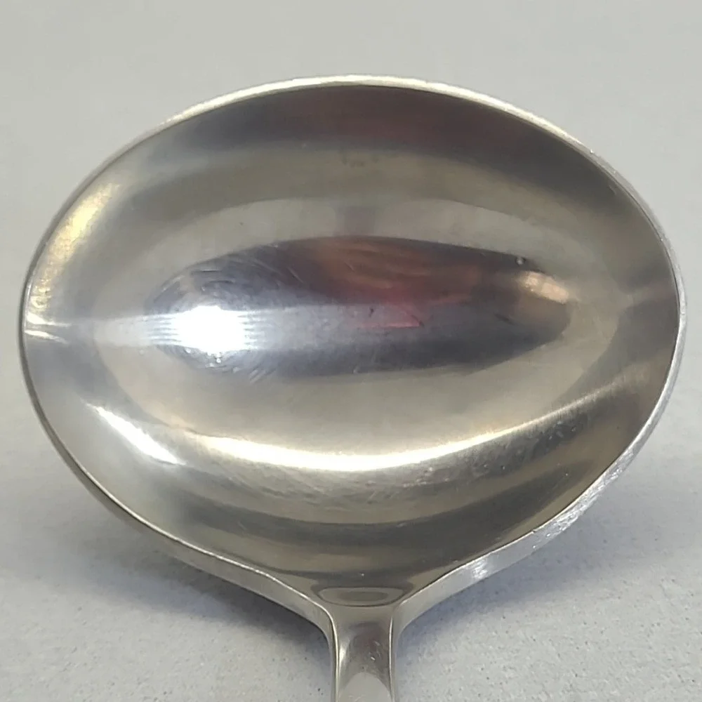 Vintage Reed & Barton Cream Soup Spoon‎ Stainless Steel Silverware Flatware MCM